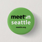 Treffen-in Seattle-Knopf Button (Vorderseite)