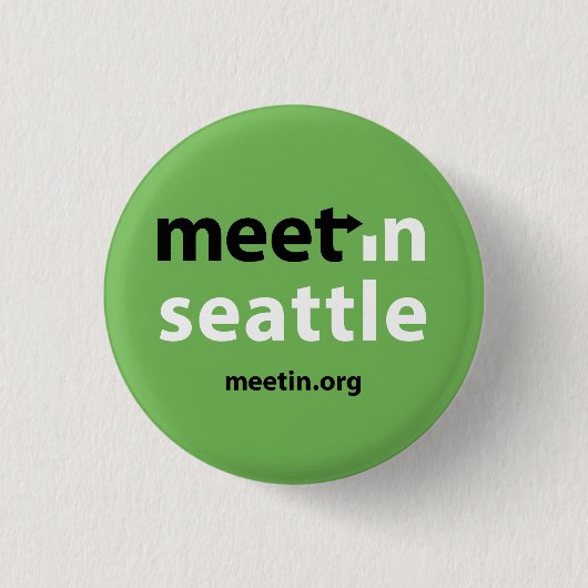 Treffen-in Seattle-Knopf Button (Vorderseite)