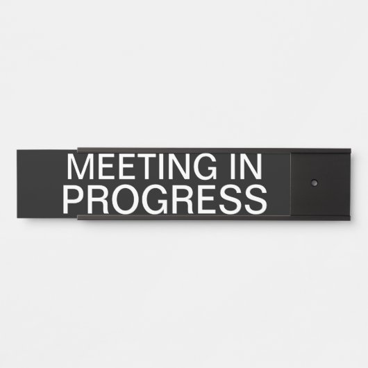 Treffen in Vorbereitung Türschild (Vorderseite )