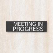 Treffen in Vorbereitung Türschild (Vorderseite )