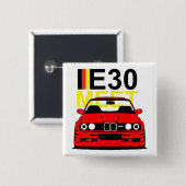 Treffen-Knopf-Abzeichen BMW E30 Button (Vorne & Hinten)