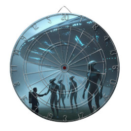 Treffen mit Außerirdischen. Dartscheibe