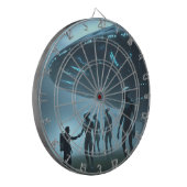 Treffen mit Außerirdischen. Dartscheibe (Vorderseite Links)