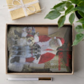 Treffen mit dem Weihnachtsmann Seidenpapier (Geschenk)