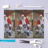Treffen mit dem Weihnachtsmann Seidenpapier (Handwerk)