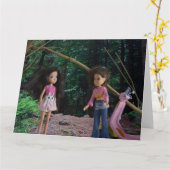 Treffen mit meiner Schwester im Wald Karte (Gelbe Blume)