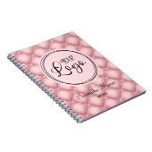 Treffen mit Tufts Business-Logos in Rosa Notizblock (Rechte Seite)