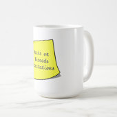 Treffen oder übersteigt Erwartungs-klebrige Kaffeetasse (VorderseiteRechts)