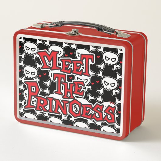 Treffen Sie das Princess-Logo Metall Brotdose (Vorderseite)