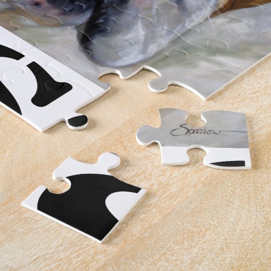 Treffen Sie das Tierkunstgeschenk der Puzzle (Seite)