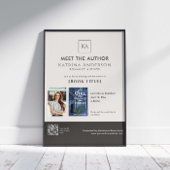 Treffen Sie den Autor Event Benutzerdefinierter Bu Poster