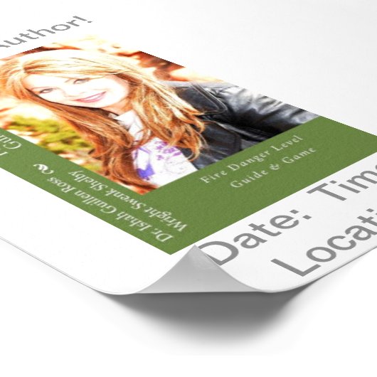 Treffen Sie den Autor! Poster (Ecke)