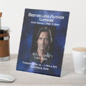 Treffen Sie den blauen Autorenraum Sockelschild (In SItu)