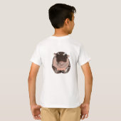 Treffen Sie den Hippo-T - Shirt "Moo Deng" (Schwarz voll)