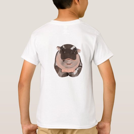 Treffen Sie den Hippo-T - Shirt "Moo Deng" (Rückseite)