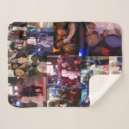 Treffen Sie die Braun Sherpadecke (Vorderseite (Horizontal))