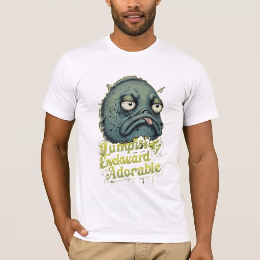 Treffen Sie die Grumpy Lumpfish - Lieblings-Meeres T-Shirt (Vorderseite)