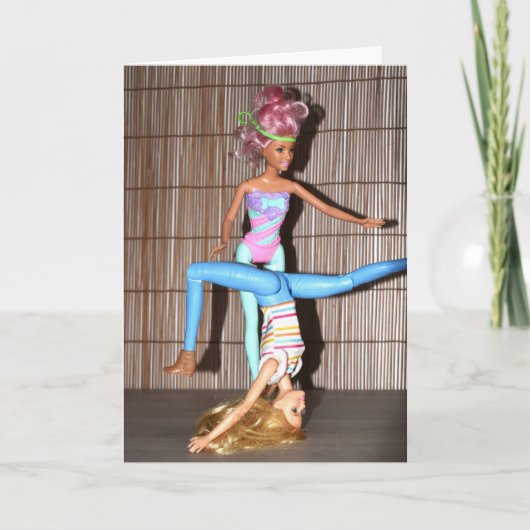 Treffen Sie die Gym Girls. Karte (Vorderseite)