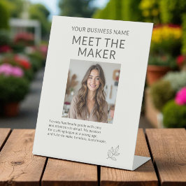 Treffen Sie die kreative Minimalistische KMU-Neutr Sockelschild