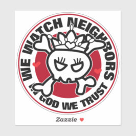 Treffen Sie die Prinzessin, die wir Nachbarn beoba Aufkleber