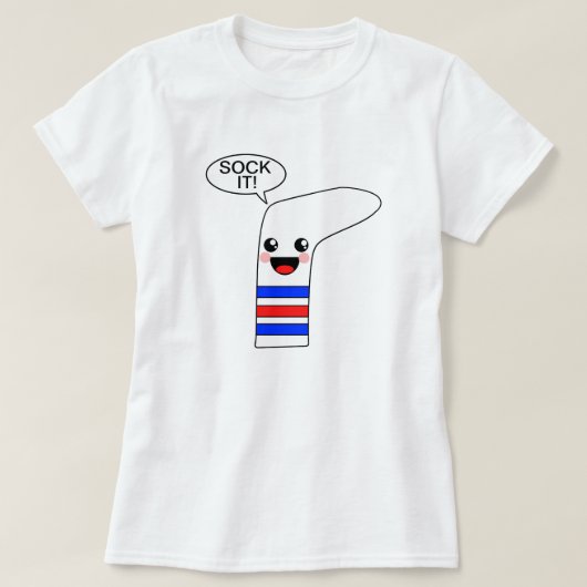Treffen Sie es hart T-Shirt (Design vorne)