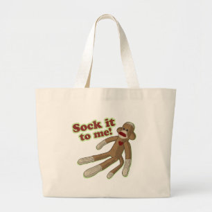 Treffen Sie es zu mir hart! Jumbo Stoffbeutel