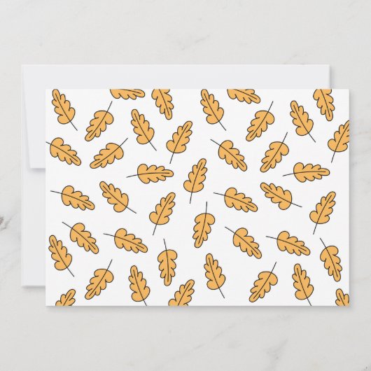 Treffen Sie Freundschaftsessen Einladung (Rückseite)