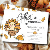 Treffen Sie Freundschaftsessen Einladung