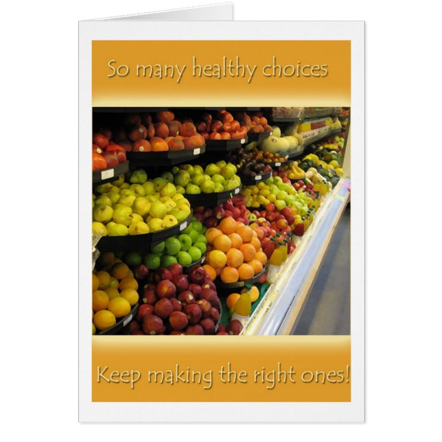 Treffen Sie gesunde Wahlen (Vorne)