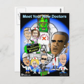 Treffen Sie Ihre neuen Ärzte Postkarte (Vorne/Hinten)