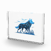 Treffen Sie Kona, den flüsterenden Wolf Fotoblock (Rechts)