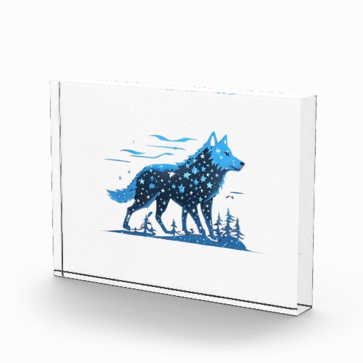 Treffen Sie Kona, den flüsterenden Wolf Fotoblock (Rechts)