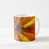 Treffen Sie Menschen | Gelbfärbung Kaffeetasse (VorderseiteRechts)