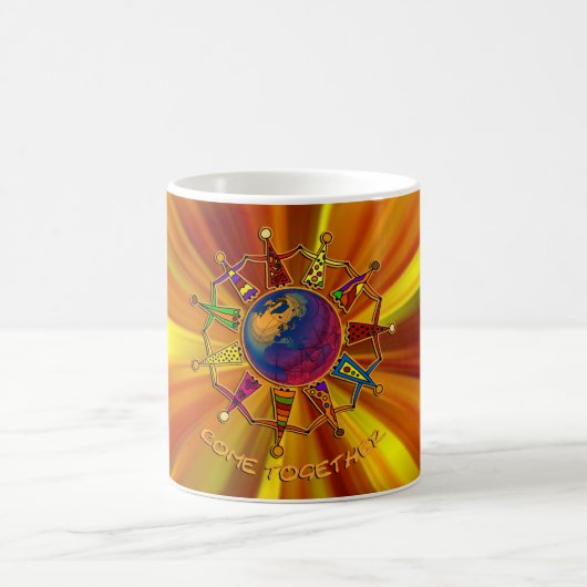 Treffen Sie Menschen | Gelbfärbung Kaffeetasse (Mittel)