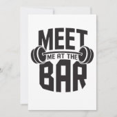 Treffen Sie mich am Bar Hefttoild Dumbbel (Vorderseite)