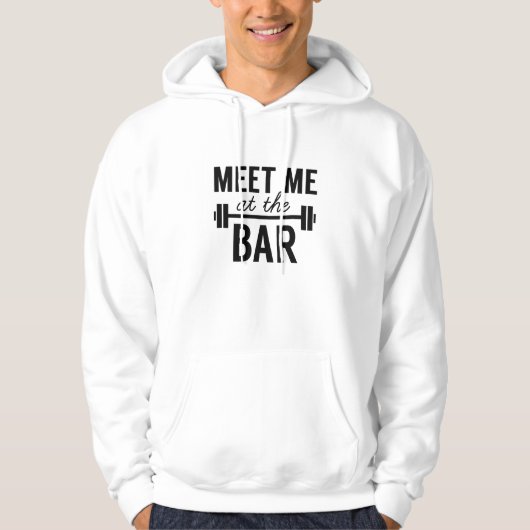 Treffen Sie mich am Bar Hoodie (Vorderseite)