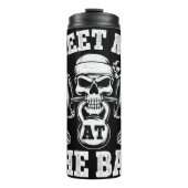 Treffen Sie mich am Bar Thermosbecher (Vorderseite)