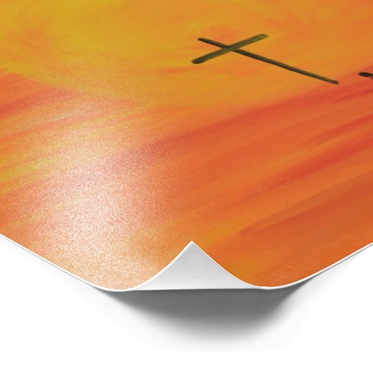 Treffen Sie mich am Kreuz Fotodruck (Ecke)