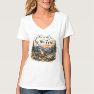 Treffen Sie mich am Lagerfeuer des Feuerberges bei T-Shirt