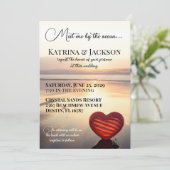 Treffen Sie mich am Ocean Beach auf Einladung (Stehend Vorderseite)