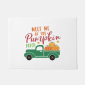 Treffen Sie mich am Pumpkin Patch Fußmatte (Vorderseite)