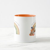 Treffen Sie mich am Pumpkin Patch | Herbst-Regenbo Tasse (Zentrum)