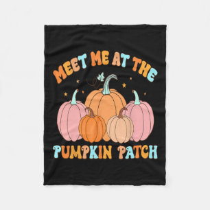 Treffen Sie mich am Pumpkin Patch Pumpkin Patch Pa Fleecedecke