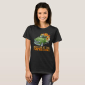 Treffen Sie mich am Pumpkin Patch Retro Groovy Fal T-Shirt (Vorne ganz)