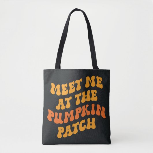 Treffen Sie mich am Pumpkin Patch Tasche (Vorderseite)