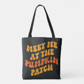 Treffen Sie mich am Pumpkin Patch Tasche (Rückseite)