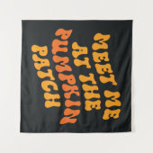Treffen Sie mich am Pumpkin Patch Wandteppich (Vorderseite (Horizontal))