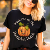 Treffen Sie mich am Pumpkin Patch Winking Pumpkin T-Shirt