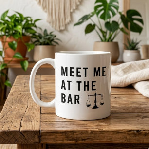 Treffen Sie mich am Tresen Geschenk zur Graduier Kaffeetasse