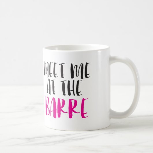 Treffen Sie mich an der Barre-Kaffee-Tasse Kaffeetasse (Rechts)